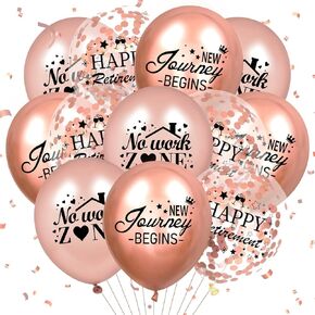 Happy Retirement Balloon 50 Pcs Navy Blue Sliver Retirement Party Decorations Balloons New Journey Begins Retirement Balloons for Women Men Office Retirement Farewell Party Supplies