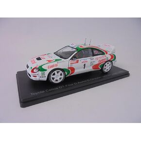 OPO 10 - 1/24 Scale Model Car متوافق مع Toyota Celica GT -Four D.Auriol #1 1995 - Hachette Japan VQJ189