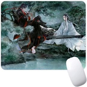 عرض Mo Dao Zu shi shi danmei الرواية التلفزيونية غير القابل للانزلاق Mousepad Gaming Mouse Mouse Mouse Pad Desktop Mouse Mouse مع حافة خياطة 7.1 × 8.7 بوصة