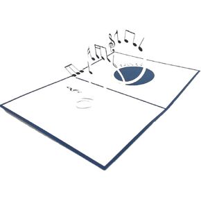 Grand Piano Pop up Card لجميع المناسبات - عيد ميلاد سعيد ، التخرج ، تهانينا ، التقاعد ، يوم الآباء ، يوم الأم - الموسيقيين ، عازفي البيانو ، عشاق الموسيقى | بطاقة البوب ​​السريع
