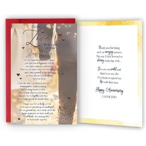 Cute Birthday Gift for Boyfriend Girlfriend,Funny Anniversary Cards for Husband Wife,Happy Anniversary Card & Gifts,Romantic Valentine's Day in Kuwait