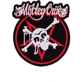 Desert Cactus Motley Crue Patch – Embroidered Iron On/Sew On Applique for Blazers, Jackets, Backpacks, Bags, Hats & Tactical Gear – (Design 3) (3 inch)