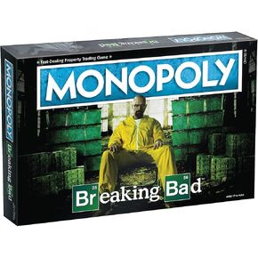 احتكار كسر سيء | بناءً على عرض AMC Breaking Bad | لعبة الاحتكار القابلة للتحصيل تتميز بمواقع مألوفة ولحظات مبدعة