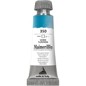 Maimeriblu 12ml Pigment Pigment Paint - Fringquoise Green PB16 Professional Watercolor Paint - Lightfast و Sharpharent Paint Paint for Artists