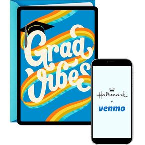 Hallmark and Venmo Graduation Card (Grad Vibes) Send Money to Grad
