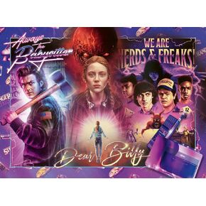 Ravensburger Stranger Things 300 قطعة Jigsaw Puzzle | جذب اللغز صور | ميزات الشخصيات المحبوبة | قطع قوية وخالية من الانعكاس