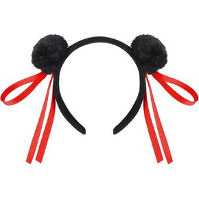 EVERMARKET Twin Bun Headband for Chinese Cartoon Costume,Buns Headband for Halloween Christmas Theme Party Supplies