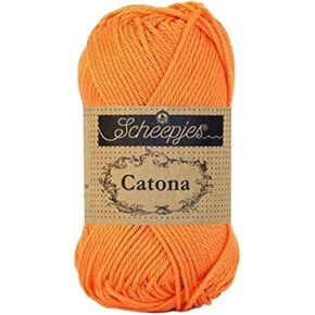 Scheepjes Catona 50gm mercerized Cotton Yarn (Peach)