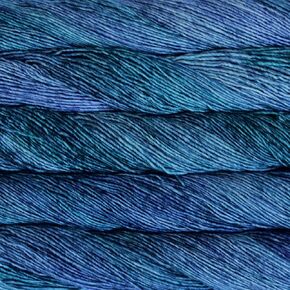 غسل غزل Malabrigo (856 - Azules)