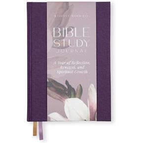 Bible Study Journal – A Year of Reflection, Renewal & Spiritual Growth | 365-Day Guided Scripture Study, Prayer Tracker & Weekly Reflection Prompts | A5 Hardcover, Minimalist & Elegant Design