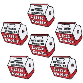 6 PCS بقع مضحكة ، تصحيح الروح المعنوية العسكرية التكتيكية مع دعم Hook Fortener ، إكسسوارات زين لطيفة لحقائب الظهر ، السترات ، الجينز ، الجينز ، القبعات (هذا كلب رفيع)