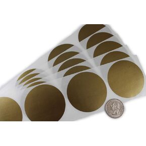 My Scratch Offs Gold 2 "Round Scratch Off ملصقات الملصقات 250 لفة لدعوات DIY الحرف اليدوية تكشف عن إعلانات الحمل الترويجيات التجارية