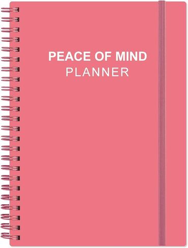 Peace of Mind Planner – Final Arrangements Organizer for Beneficiary, Will Preparation, Last Wishes & Funeral Planning, 5.8" x 8.5", Black in Saudi Arabia