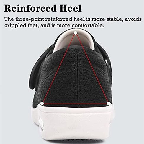 ZGDG Diabetic Shoes, Wide Width Adjustable Swollen Feet Walking Shoes for Women Edema Bunions Arthritis Plantar Fasciitis Hammertoe, Outdoor Indoor Non-Slip Sneakers in Kuwait