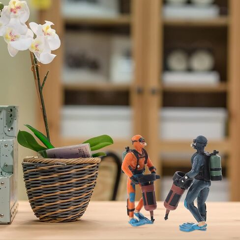 Hanabass 2 PCS مصغرة رائعتين محاكاة الغوص نماذج النماذج التماثيل تماثيل زينة خزان الأسماك راتنجات أسماك الزخار in Kuwait