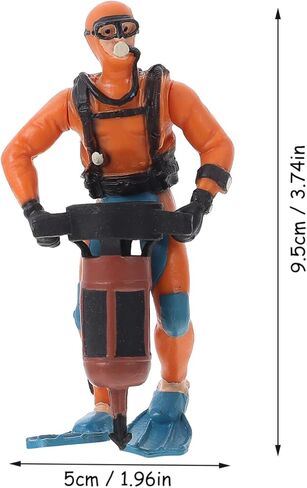 Hanabass 2 PCS مصغرة رائعتين محاكاة الغوص نماذج النماذج التماثيل تماثيل زينة خزان الأسماك راتنجات أسماك الزخار in Kuwait