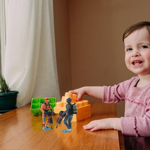 Hanabass 2 PCS مصغرة رائعتين محاكاة الغوص نماذج النماذج التماثيل تماثيل زينة خزان الأسماك راتنجات أسماك الزخار in Kuwait