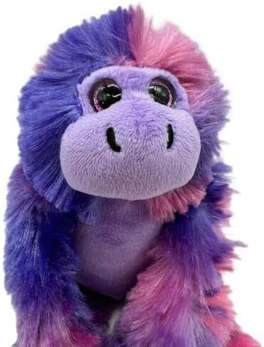 The Petting Zoo Monkey Stuffed Animals, Plush Toys for Girls and Boys, Hanging Monkey Plush Toy Tie Dye -10 inch (Blue), 4230x3 in Saudi Arabia