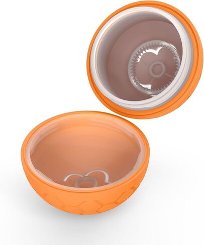 Interactive Dog Toy,Pet Ball Shell (Orange Shell) in Saudi Arabia