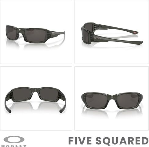 Oakley Fives Squared OO9238 Sunglasses For Men+ BUNDLE Leash +Designer iWear Care Kit in Kuwait
