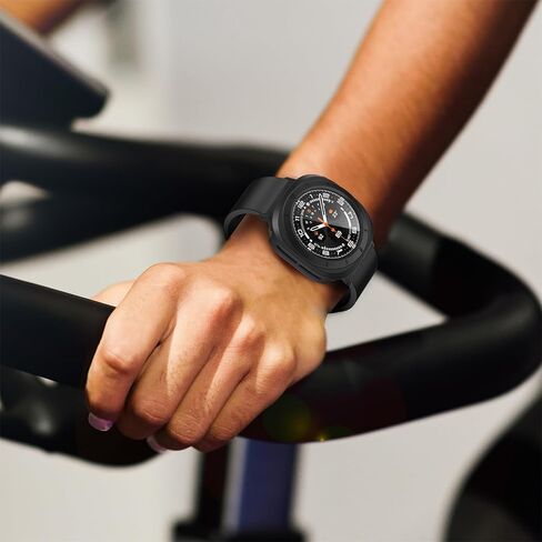 Amizee 2 Pack Screen Protector Case Compatible with Samsung Galaxy Watch 5/Galaxy Watch 4 Case 40mm, with Built-in Screen Protector Hard PC Ultra Thin Anti-Scratch Protective Cover (Rose Gold/Clear) in Kuwait