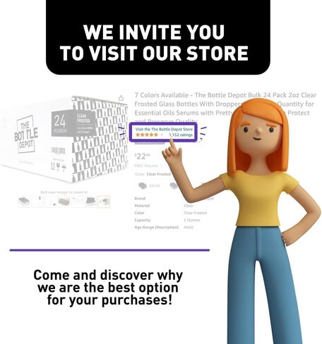 The Bottle Depot - 72 عبوة - زجاجة رذاذ زجاجية سعة 1 أونصة - أخضر - لمسة نهائية للرقبة 20-400 - زجاجات بوسطن المستديرة - حماية من الأشعة فوق البنفسجية in Kuwait