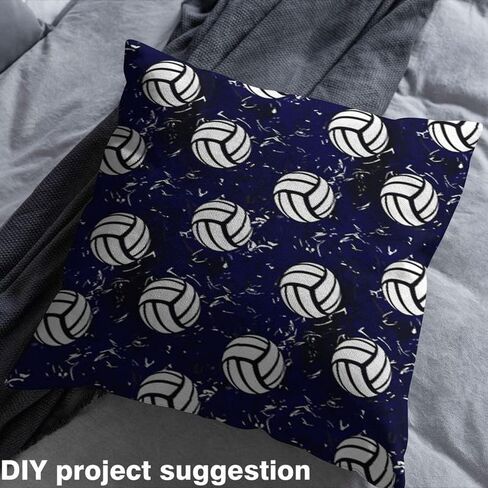 Feelyou Volleyball Fabric من الفناء ، نسيج تنجيد رياضة Rugby ، نسيج في الهواء الطلق ، لعبة الكرة الطائرة الرياضية النسيج الأزرق الأبيض للكراسي ، 1 ياردة ، in Saudi Arabia