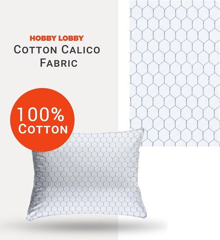 Chicken Wire Cotton Calico Fabric (2 Yard) – Printed Sewing Fabric by The Yard – Lightweight Precut for Sewing Clothes, Homeware & Accessories – DIY Craft in Saudi Arabia