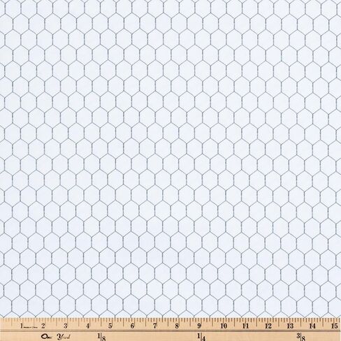 Chicken Wire Cotton Calico Fabric (2 Yard) – Printed Sewing Fabric by The Yard – Lightweight Precut for Sewing Clothes, Homeware & Accessories – DIY Craft in Saudi Arabia