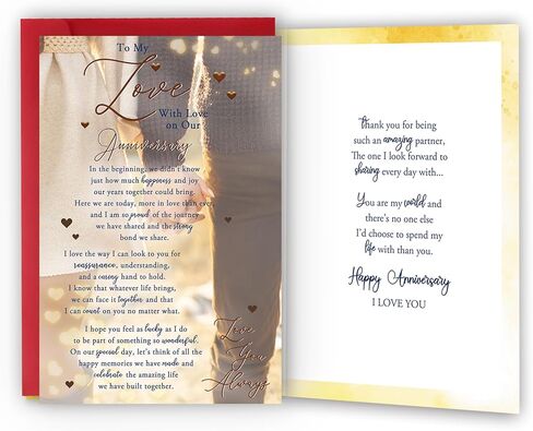 Cute Birthday Gift for Boyfriend Girlfriend,Funny Anniversary Cards for Husband Wife,Happy Anniversary Card & Gifts,Romantic Valentine's Day in Kuwait