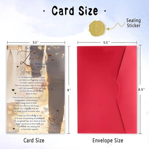 Cute Birthday Gift for Boyfriend Girlfriend,Funny Anniversary Cards for Husband Wife,Happy Anniversary Card & Gifts,Romantic Valentine's Day in Kuwait