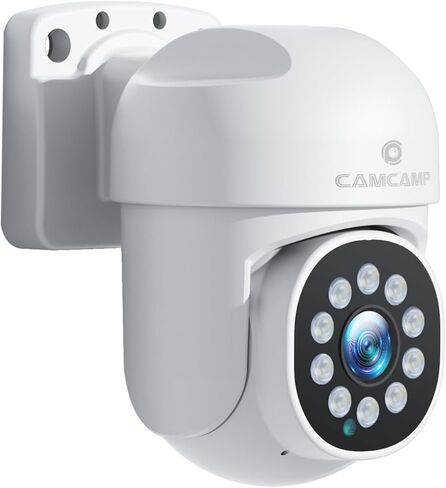 CAMCAMP 5MP 8CH Home Security Camera System, 4pcs Wired 5MP PoE Cameras for Home Security Outdoors, Auto Tracking, 2-Way Audio, Color Night Vision, 4K 8CH NVR with 3TB HDD for 24/7 Recording in Saudi Arabia