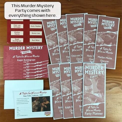 University Games Murder Mystery Party | Murder on Misty Island, 8 Adult Players, 8 Years and Up, in Kuwait