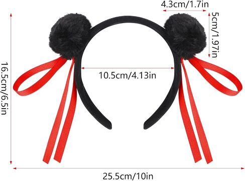 EVERMARKET Twin Bun Headband for Chinese Cartoon Costume,Buns Headband for Halloween Christmas Theme Party Supplies in Saudi Arabia