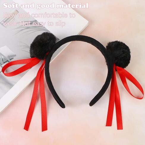 EVERMARKET Twin Bun Headband for Chinese Cartoon Costume,Buns Headband for Halloween Christmas Theme Party Supplies in Saudi Arabia