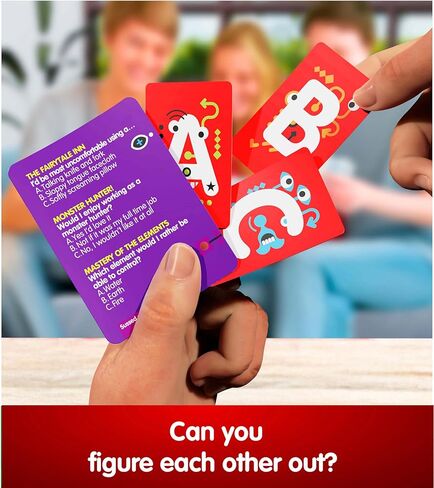 SUSSED The Wacky ‘What Would You Do?’ Card Game - Stocking Stuffer for Teens, Boys, Girls - Social Fun for Kids Ages 10+ & Adults - Great Conversation Starter - Cool Blue Deck in Kuwait