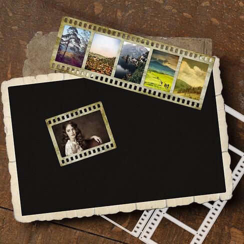 GLOBLELAND الرجعية الكلاسيكية موضوع قطع يموت فيلم إطار الصورة بطاقة قطع يموت الفيلم إطار الفيلم ورقة كليب النقش الاستنسل لصنع بطاقة DIY سكرابوكينغ ألبوم الصور المعادن يموت قطع الإستنسل in Kuwait