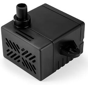 Ultra-Quiet 5W Mini Submersible Water Pump - 80GPH Flow for Aquariums, Fish Tanks & Fountains Compact Small Water Pump with 44.8" Cord Energy Saving Low Noise Motor for Indoor/Outdoor Use