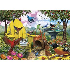 Buffalo Games - Collection Amazing Nature Collection - Hidden Birds - 500 قطعة Jigsaw Puzzle ، 21.25 "L x 15" W