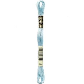 DMC Thread 6 strand تطريز القطن 8.7 ياردة ضوء Seagreen 117-964 (12 حزمة)