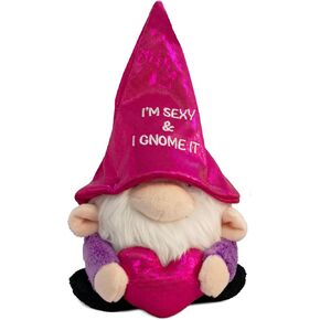Gnome Flower Plushie - What in Carnation Cute Gnome Stuff Animal, Gift for Plant Lovers, Gnome Decor Plush