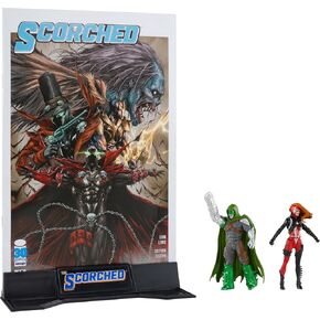 McFarlane Toys - Perct Page Punchers 2PK هي تفرخ ولعنة 3in شخصيات مع كوميدي
