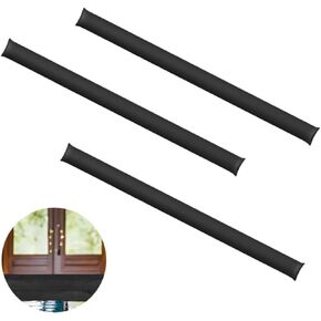 Water Barrier 5 ft x 6.5 inch Water Activated Flood Barriers, Sandless Sandbag for Flooding Reusable Water Absorber Water Absorbing Snake for Absorbent Prevention for Garage and Basement (3 Pack)