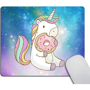 Unicorn Mouse Pad, Mousepad, Cute Cubicle Decor, Office Desk Accessories, Cute Desk Accessories, Donut Mouse Pad