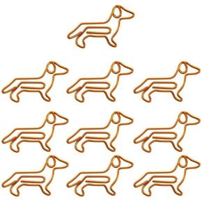 10pcs dachshund paper clips clips clips clips clips page page marker dostel supplies document document document for the
