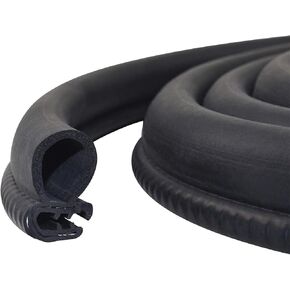 Automotive Weather Stripping Car Door Rubber Seal with Side Bulb for Cars, Boats, RVs, Trucks, Buses and Home Applications, Car Seal Strip (20Ft)