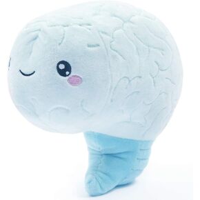 nerdbugs Brain Plush Organ- Love on The Brain- Brain Plush Organ Toy/Get Well Gift/Health Education Toy/Neuroscience or Neurology Plush Toy Organ Gift/Surgeon Gift