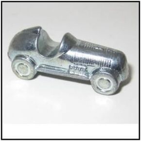 Race Car Genuine Monopoly Token