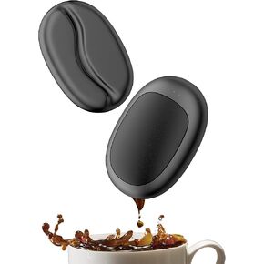 FrSara Hand Warmers Rechargeable, Magnetic Electric Hand Warmer with 4000mAh Last 10 Hours, 3-Level Adjustable Heat, Gift for Outdoors, Camping, Hiking, Skiing, Raynauds & Christmas, Coffee