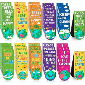 30 PCS Earth Day Longmbk Magnetic Locky Brake Activity Activity Book Book Supplies for Earth Day Book Gifts Office Homps